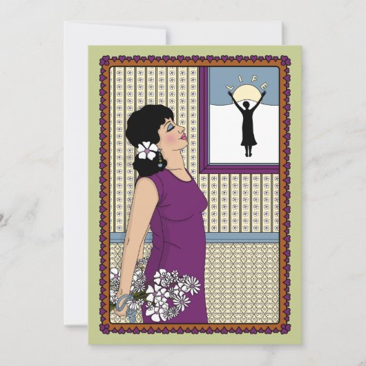 Célébrez la vie Carte A_Flat 5"x7" (Devant)