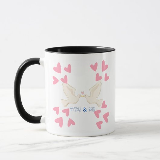 Célébrez l'Amour avec cette Mug (Gauche)