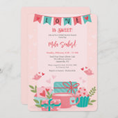 Célébrez l'amour nuptiale de la douche Invitation (Devant / Derrière)