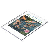 Célébrez le carnet d'art de Koi de citation de la (Côté gauche)