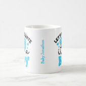 Célébrez le nouveau bébé garçon Gift Mug (Centre)