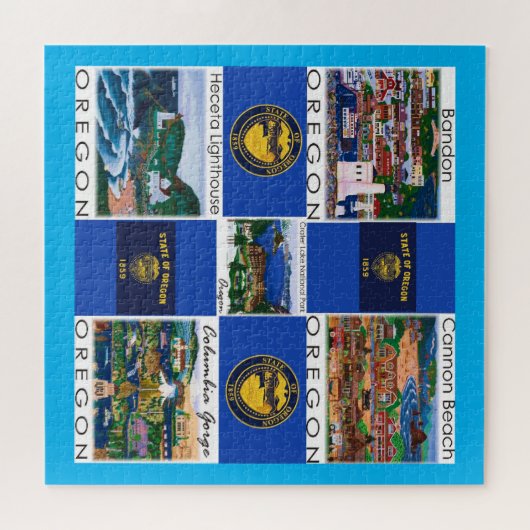 Célébrez Oregon Puzzle 1 (Horizontal)