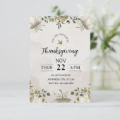 Célébrez Thanksgiving avec notre invitation à un d (Debout devant)