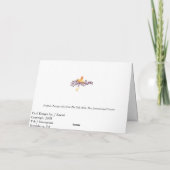 Célébrez-vous ! Carte de Noël (Dos)