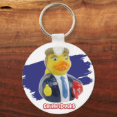 CelebriDucks Donald Rubber Duck Sleutelhanger (Voorkant)