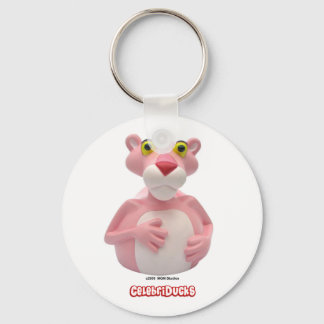 CelebriDucks Rubber Duck Pink Panther Sleutelhanger