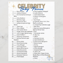 Celebrity Baby naamspel