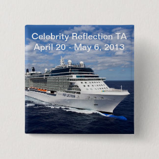 Celebrity Reflection TA vierkante knop Button 5,1 Cm