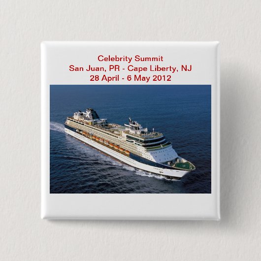 Celebrity Summit Ship Button (Voorkant)