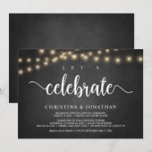 Célébrons, Faire-part de Mariage Élopé Rustique (Devant / Derrière)