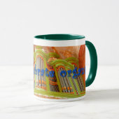 Célébrons les orgues - mug vert (Devant droit)