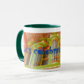 Célébrons les orgues - mug vert (Devant gauche)
