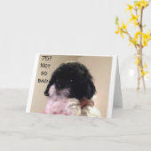 CÉLÉBRONS "VOUS" POUR VOUS ÊTES **75** CARTE (Fleur jaune)