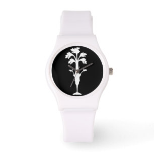 'Celery Charles' Logo Sportief horlogebandje Silic Horloge