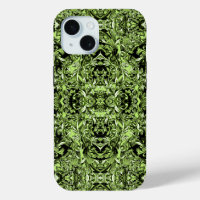 CELERY GREEN ITALIAN BAROQUE PRINT