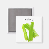 Celery Refkoelkast Magnet Magneet (Voorkant / Achterkant)