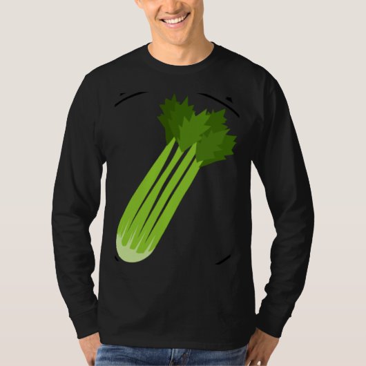 Celery Squad Ironic Saying Leek Vegetable Food T-shirt (Voorkant)