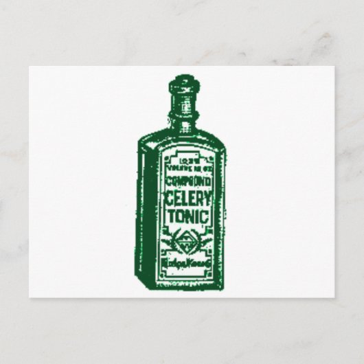 Celery Tonic Briefkaart (Voorkant)