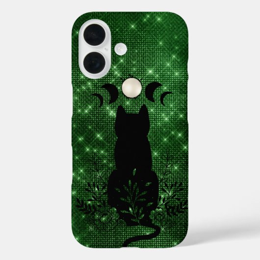 Céleste Cat iPhone 16 Coque (Verso)