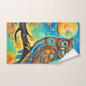 Céleste de la Chouette : Merveilleuse et magique (Serviette à main)