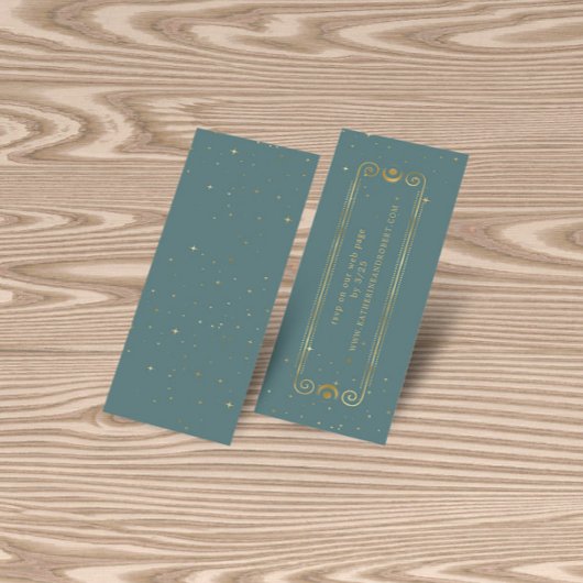 céleste de minuit sage Mariage d'or Carte de site 