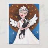 Celeste et sa carte postale de chat (Devant)