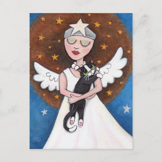 Celeste et sa carte postale de chat (Devant)