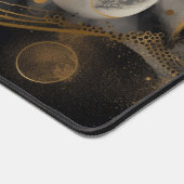 Céleste Mystique Or Noir Nom personnalisé (Coin)