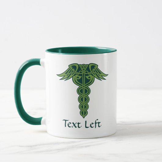 Céleste noeud Caduceus Mug (Gauche)