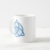 Céleste noeud spirale Mug (Devant gauche)