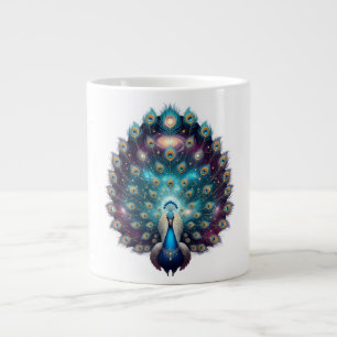 Céleste Peacock Art cosmique Mug café