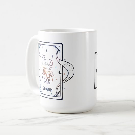 Céleste Scorpio classique Mug (Devant gauche)
