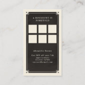 Céleste Tarot boho Carte de visite de remise (Dos)