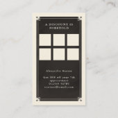 Céleste Tarot boho Loyauté Carte de visite (Dos)