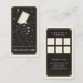 Céleste Tarot boho Loyauté Carte de visite (Devant / Derrière)
