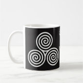Céleste triple Spirale café Mug (Gauche)