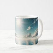 Céleste Vagues Cadeau Mug - Ciel, Cadeau de mer (Devant droit)