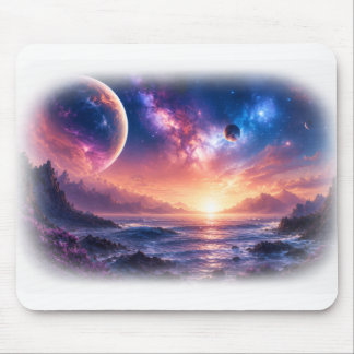 Celestiaal Horizon Sterrenstelsel Muismat