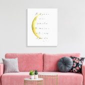 Celestiaal Neruda Poëzie Opgerekt Canvasprint Canvas Afdruk (Insitu (Woonkamer))