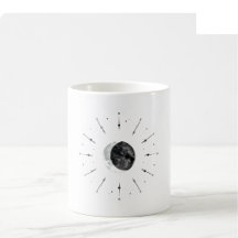 Celestiaalse Waterverf Mok - Mono & Zilver