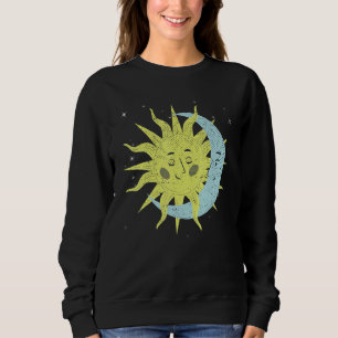 Celestiaire borsten Galaxy Buitenspatie Sun Moon A Trui
