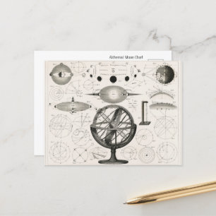 Celestial Alchemist Moon Briefkaart