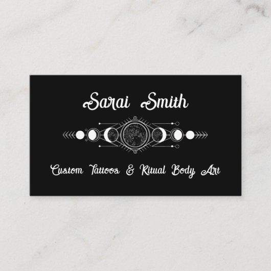 Celestial Alchemy visitekaartje (Voorkant)