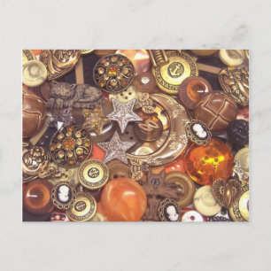 Celestial Amber Buttonnen Briefkaart