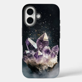 Celestial Amethyst Crystal Phone Case