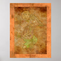 Celestial Angel Medieval Religous Art Print