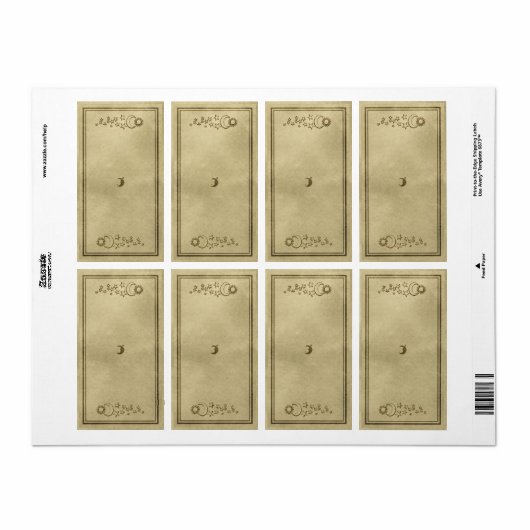 Celestial Apothecary Jar Labels (Full Sheet)