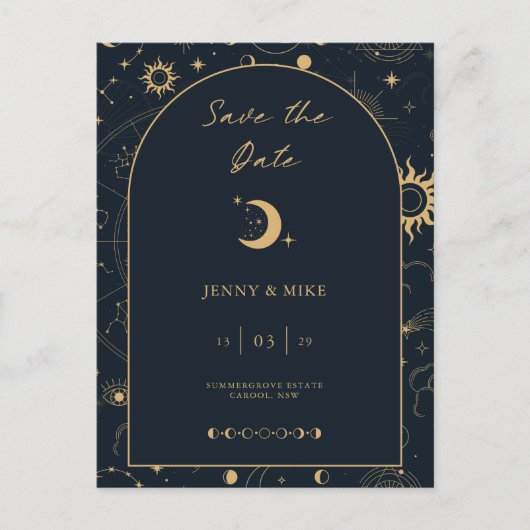 Celestial Arch sparen het Briefkaart van de Uitnod (Voorkant)