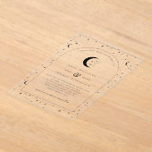 Celestial Arched Wedding Uitnodiging Acryl Uitnodigingen (Laagn)