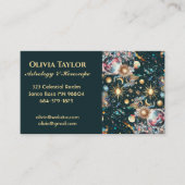 Celestial Astrologer Horoscoop Reader Professional Visitekaartje (Voorkant)